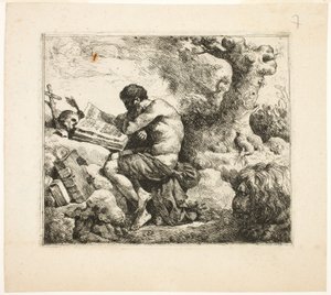 Saint Jerome by Jean Jacques Lagrenee