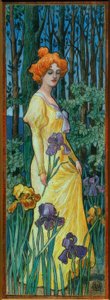 The Woman with Iris by Jean Jacques Waltz