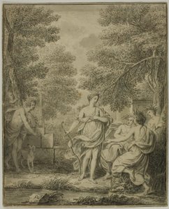 Diana and Actaeon by Jean Jacques de Boissieu