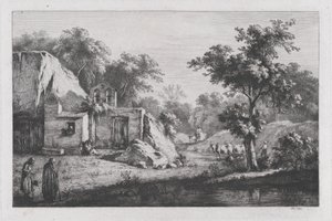 The Little Hermitage, 1793 by Jean Jacques de Boissieu