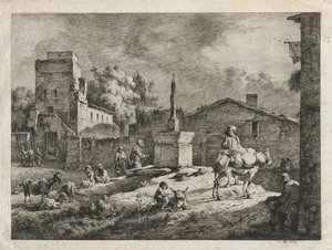 View of Saint-Andeol, 1774