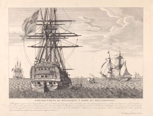 Napoleon surrendering to Captain Frederick Lewis Maitland on 15 July 1815 by Jean Jerome Baugean