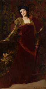 Portrait of Emma Calvé by Jean Joseph Benjamin Constant