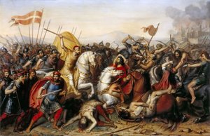 The Battle of Saucourt-en-Vimeu on 3 August 881 by Jean Joseph Dassy