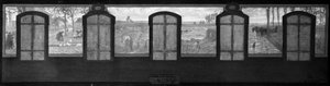 Sketch for the Fresnes town hall: On the plateau, A square in Fresnes. The quarries. Ploughing at the end of the day