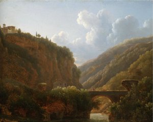 A View of the Monastery of San Cosimato, North of Rome
