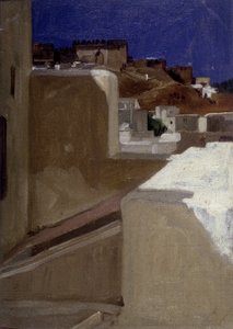 View of the Casbah from My Terrace by Lecomte du Nouy, Tangier by Jean Jules Antoine Lecomte du Nouy
