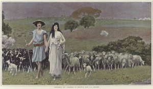 Daphnis and Chloe by Jean Leon Gerome