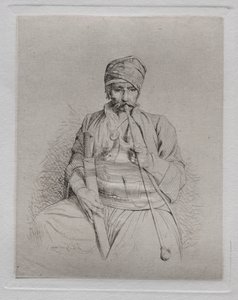 Egyptian Smoker by Jean Leon Gerome