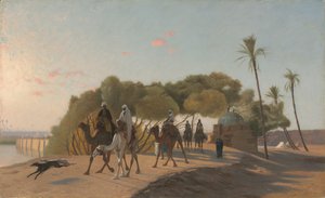 Leaving the Oasis by Jean Leon Gerome