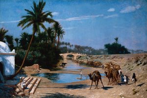 The Caravan by Jean Leon Gerome