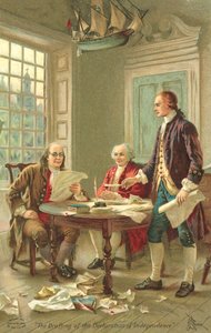Drafting of the United States Declaration of Independence, Philadelphia, Pennsylvania by Jean Leon Gerome Ferris