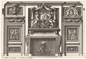 Fireplaces and Other Interior Decorations by Jean Lepautre