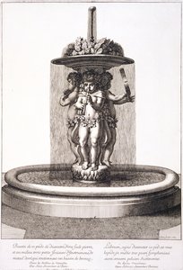 Fountain by Louis Lerambert at Versailles by Jean Lepautre