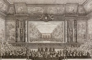 The Feasts of Love and Bacchus by Jean-Baptiste Lully performed in 1668 in the Little Park of Versailles by Jean Lepautre