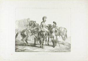 A Party of Life Guards, plate 5 from Various Subjects Drawn from Life on Stone