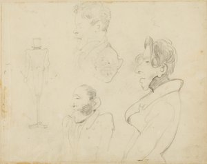 Sheet of Caricatures