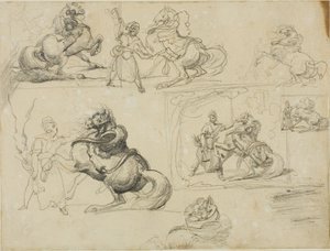Studies by Jean Louis André Théodore Géricault