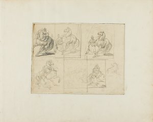 Studies by Jean Louis André Théodore Géricault