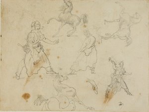 Studies of Blacksmiths and Horses