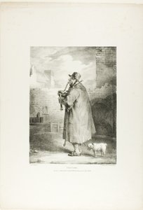 The Piper, plate one from Various Subjects Drawn from Life on Stone