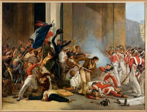 Capture of the Louvre, July 29, 1830; Massacre of the Swiss Guards