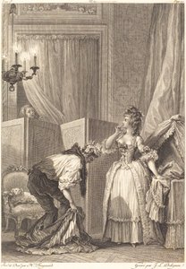 The Cuckold Beaten and Content by Jean Louis Delignon and Antoine Jean Duclos after Jean Honoré Fragonard