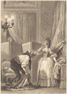 The Cuckold Beaten and Content by Jean Louis Delignon and Antoine Jean Duclos after Jean Honoré Fragonard