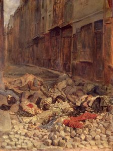 Barricade in the Rue de la Mortellerie, June 1848 (Memory of Civil War) by Jean Louis Ernest Meissonier