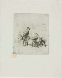 The Sergeant Reporter by Jean Louis Ernest Meissonier