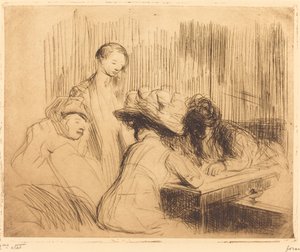 A Dive at Montmartre by Jean Louis Forain