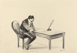 At Versailles July 1919 by Jean Louis Forain