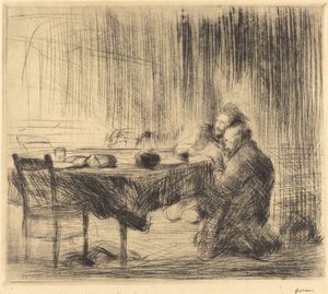 After the Vision (second plate) by Jean Louis Forain