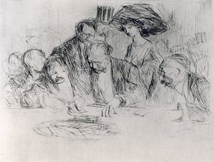 At the Gambling Table, 1925 by Jean Louis Forain