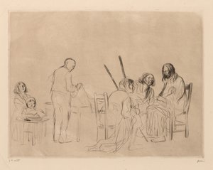 Before the Supper at Emmaus by Jean Louis Forain