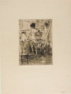 Dancers in Their Dressing Room by Jean Louis Forain