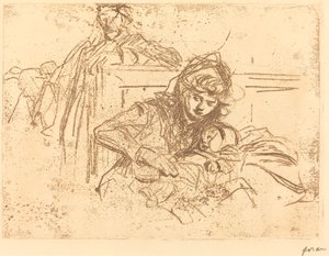 Evidence at the Hearing (first plate) by Jean Louis Forain