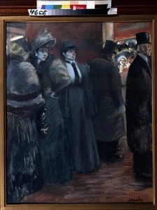 Theatre Foyer by Jean Louis Forain