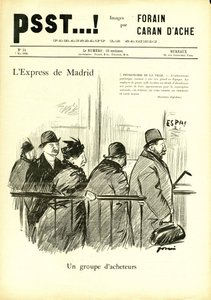 Illustration by Jean-Louis Forain in Psst...! by Jean Louis Forain