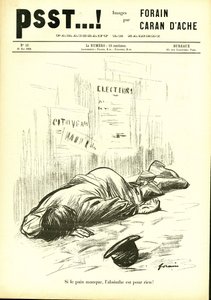 Illustration in Psst...! by Jean Louis Forain
