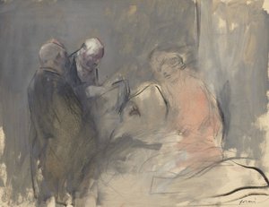 In the Hospital by Jean Louis Forain