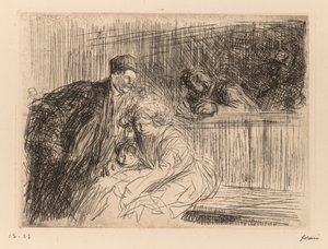 The Lawyer Speaking to the Accused by Jean Louis Forain