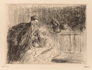 The Lawyer Speaking to the Accused by Jean Louis Forain