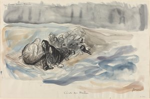 Submarine Warfare. The School of Neutrals, c. 1914-1919 by Jean Louis Forain