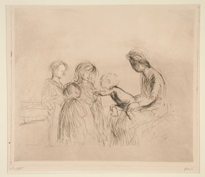 Madonna and Children by Jean Louis Forain