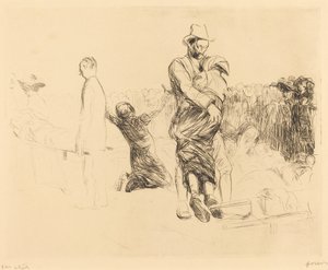 Lourdes, Transport of the Paralyzed by Jean Louis Forain