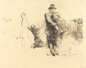 Lourdes, Transport of the Paralyzed by Jean Louis Forain