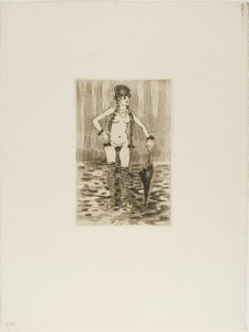 Rejected Frontispiece for Marthe by Jean Louis Forain