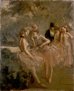 Scene in the Wings of a Theatre by Jean Louis Forain