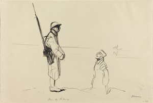 On the Rhine by Jean Louis Forain
